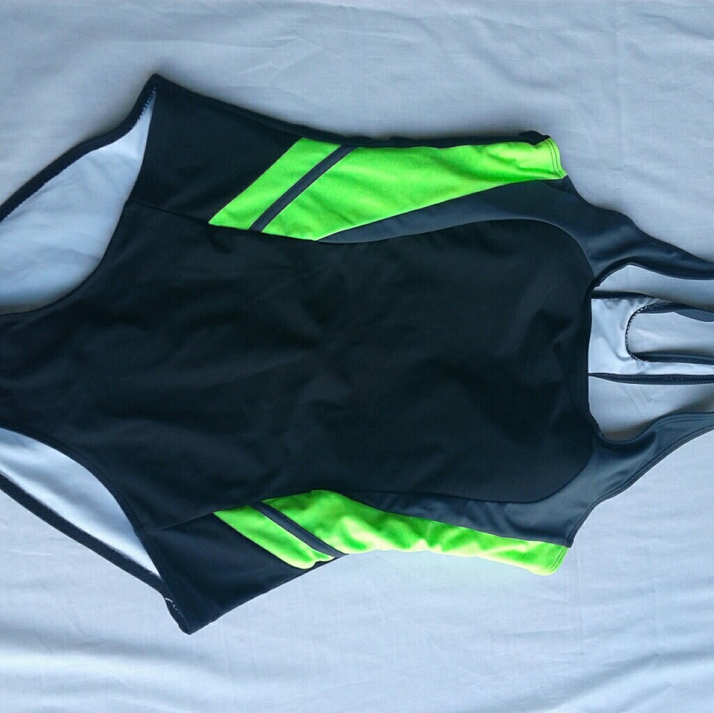 One Piece Swimsuit Black Multi 12